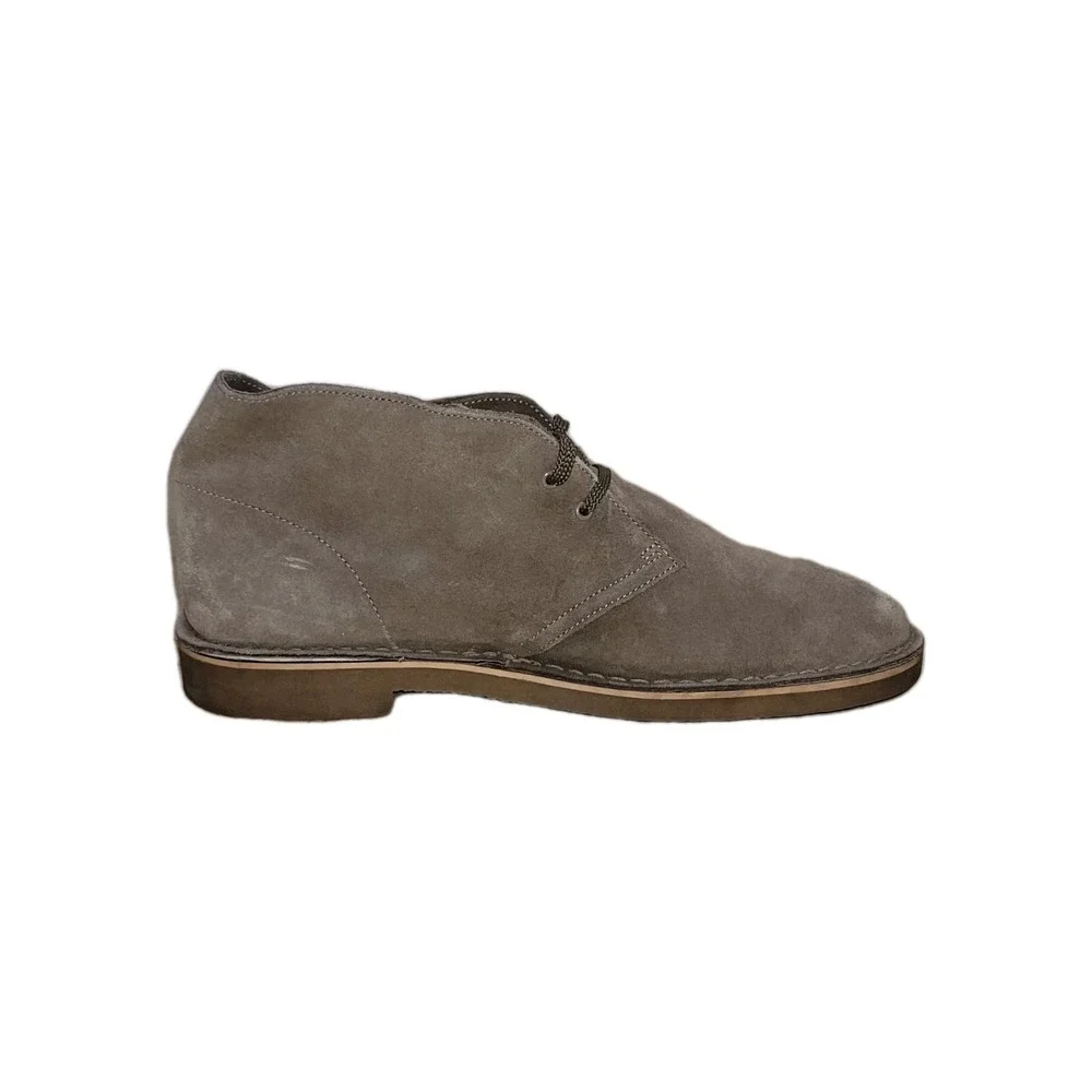 Clarks Bushacre Suede Chukka Boots Men's Size 10.5 W Wide Desert Shoes Brown